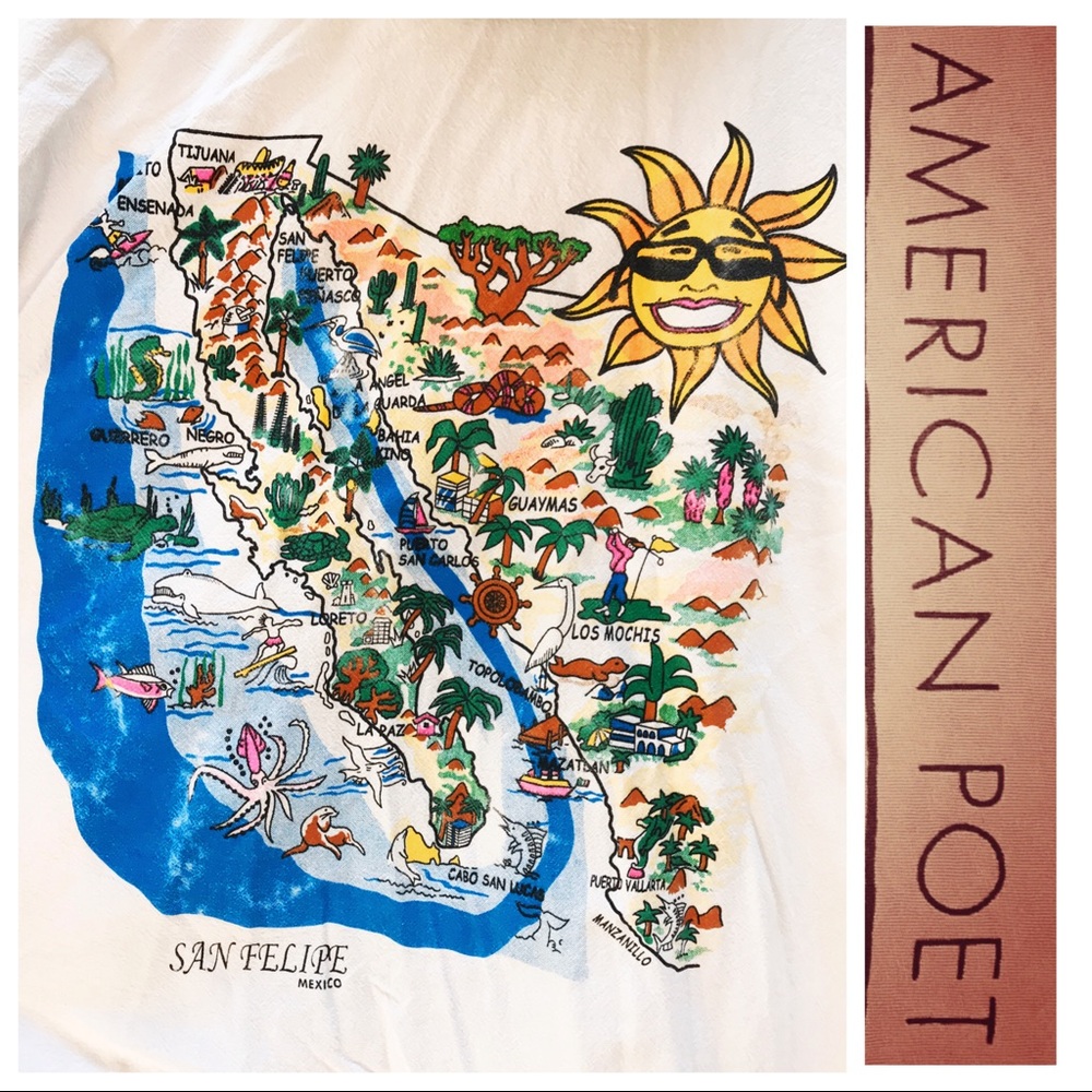 ♦️VINTAGE♦️”San Felipe” Crepe Windbreaker HOODIE